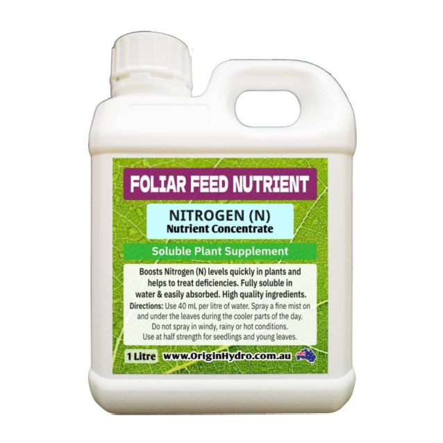 Nitrogen Foliar Feed Nutrient Spray Concentrate Nitrogen (N) Foliar Feed Nutrient Spray Concentrate